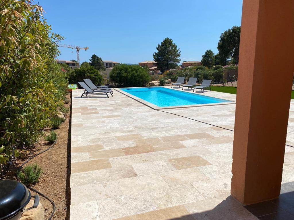 Villa Chez Geraldine Piscine Chauffee, Proche Plage Et Riviere Lecci Luaran gambar