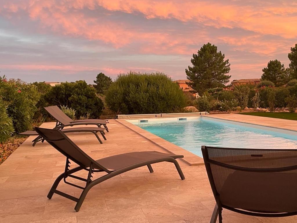 Villa Chez Geraldine Piscine Chauffee, Proche Plage Et Riviere Lecci Luaran gambar